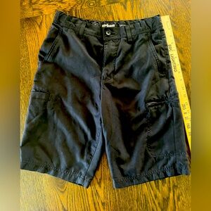 Urban pipeline boys 18 black cargo shorts adjustable waist